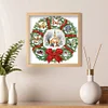 Diamond Painting -DIY Round Drill Xmas Door Wreath(40*40 CM)