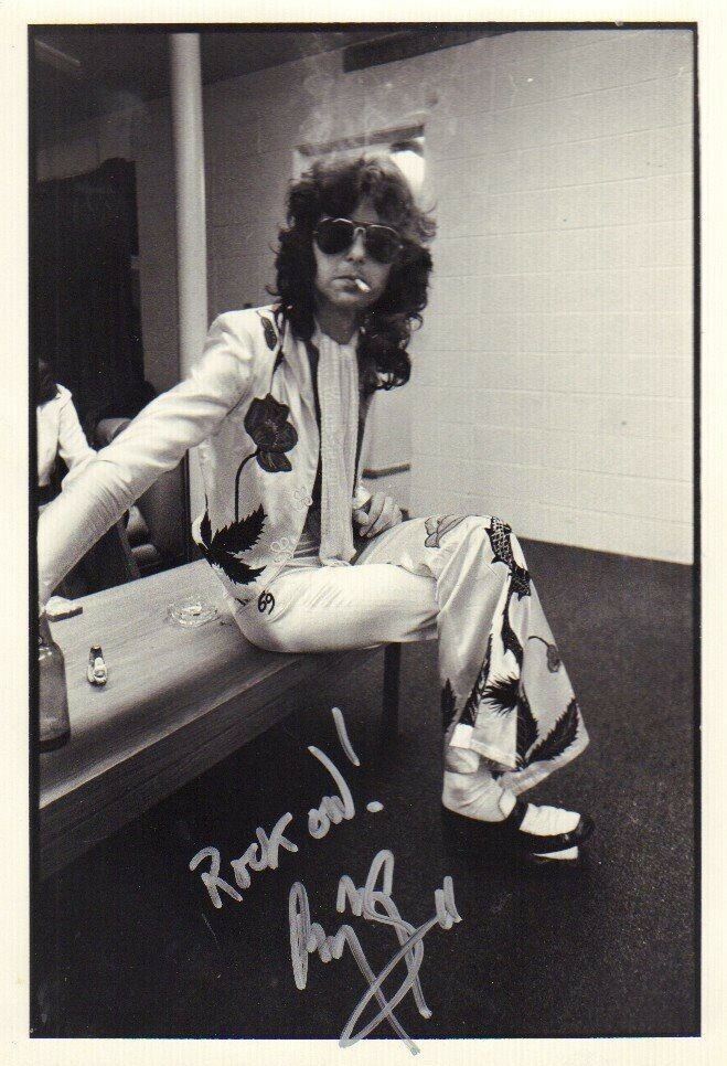 JIMMY PAGE Signed Photo Poster paintinggraph - Led Zeppelin Guitarist - reprint