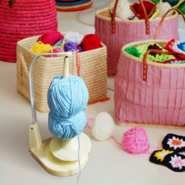 Wool Jeanie Magnetic Yarn Ball Holder Feeder Revolving for Knitting and  Crochet