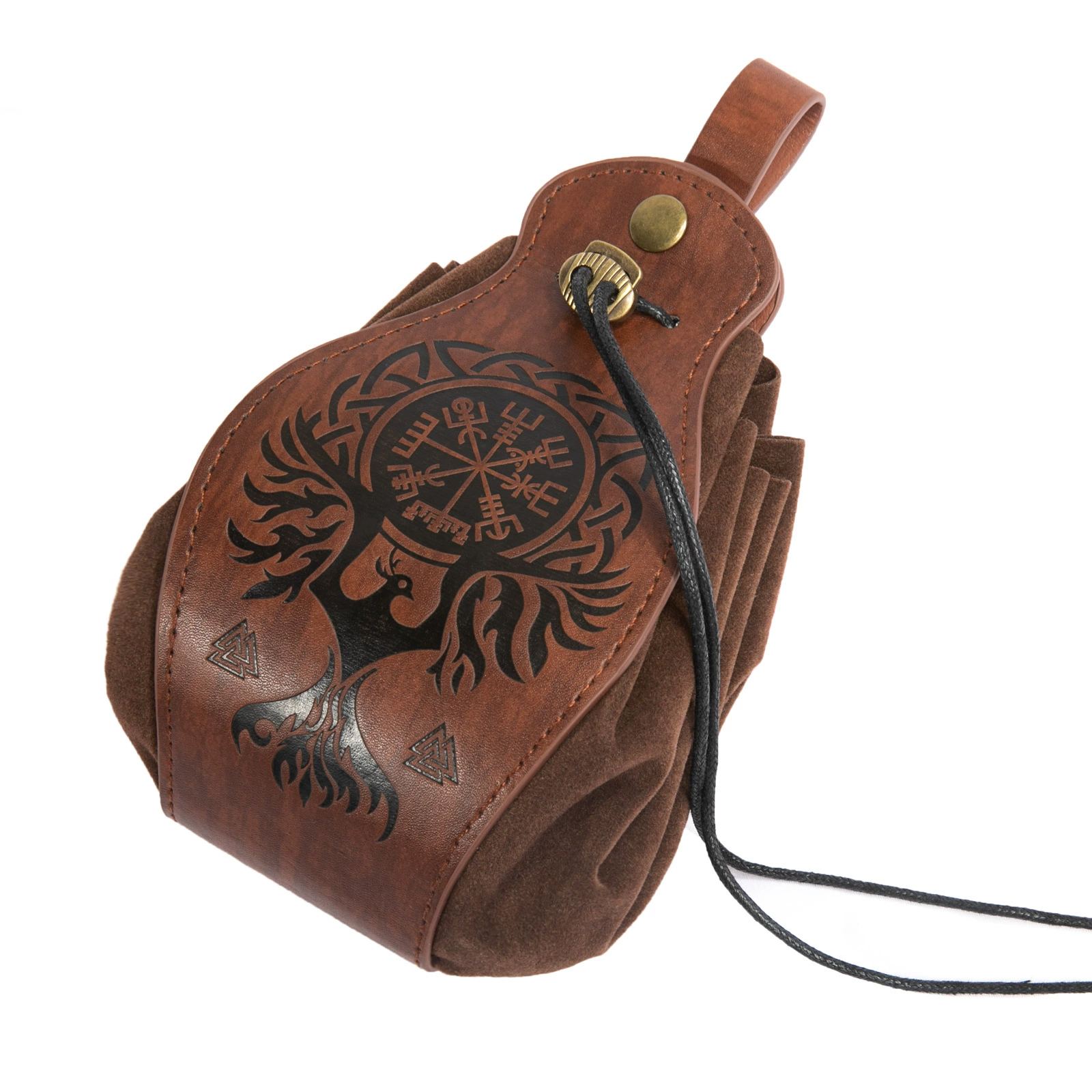 Viking - style Retro Medieval Pouch, Belt - Hangable Retro Fanny Pack