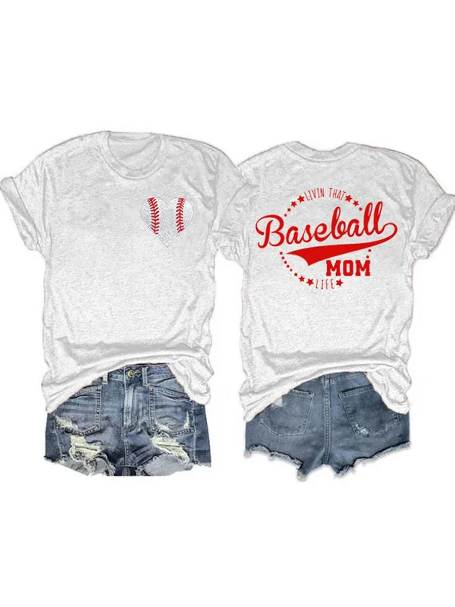 Livin' That Baseball Mom Life T-shirt