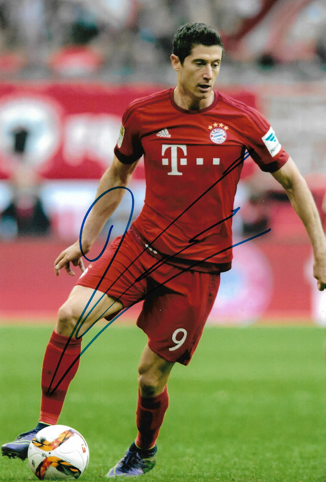 Robert Lewandowski signed 8x12 inch Photo Poster painting autograph