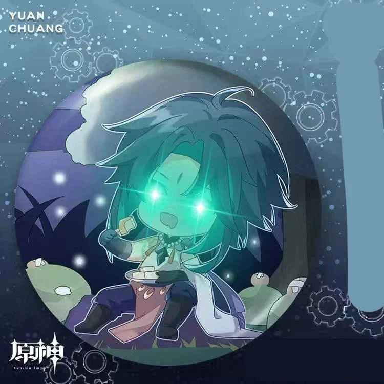 Genshin Toys Characters Badges