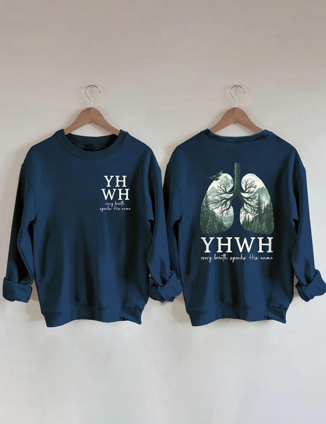 YHWH Lungs Christian Sweatshirt
