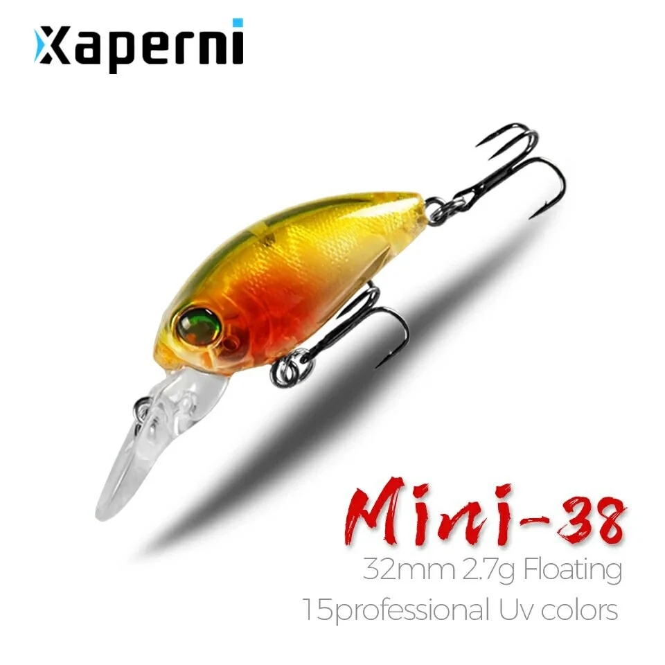 Xaperni  good action fishing lures minnow quality professional baits 3.2cm 2.7g hot model crankbaits penceil bait popper