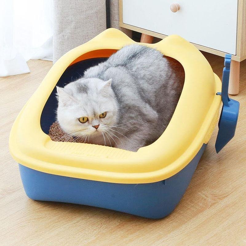 Two-tone Cat Litter Box