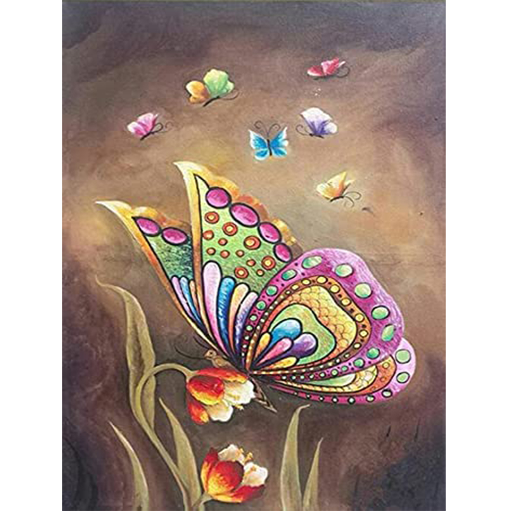 

Butterfly - Round Drill Diamond Painting - 30*40CM, 501 Original