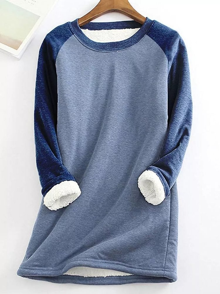 Women's Round Neck Long Sleeve Thermal Tops