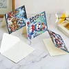 (US Only)6PCS DIY Diamond Art Greeting Cards Christmas Congratulations Cards & Gifts