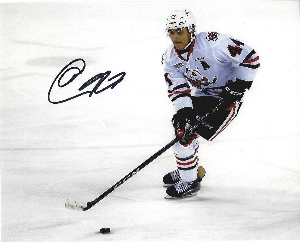 Niagara Ice Dogs Akil Thomas Autographed Signed 8x10 Photo Poster painting COA A