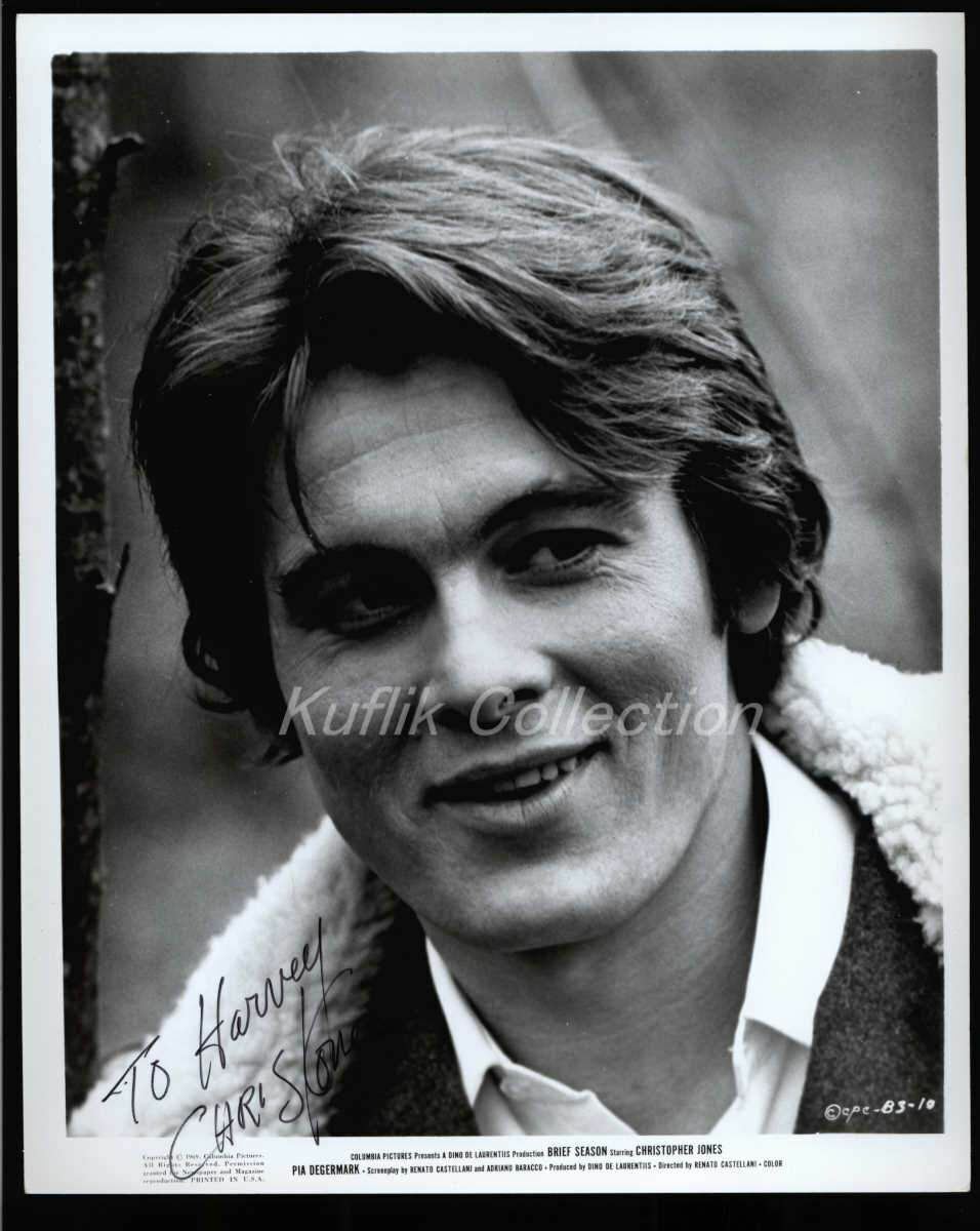 Christopher Jones - Signed Vintage Celebrity Autograph Photo Poster painting - Wild in the Stree