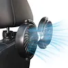 Dual Head Car Fan for Backseat 3 Speed Separate Control USB Air Circulation Fan 360 Degree Rotatable for Sedan SUV RV Truck Vehicle