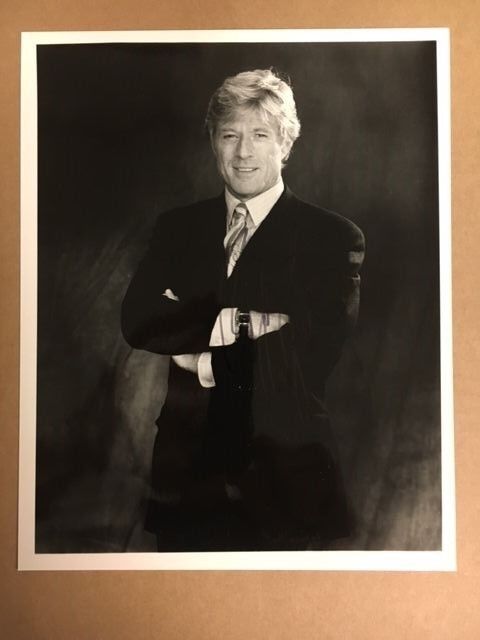 Robert Redford Signed Photo Poster painting Looking Elegant