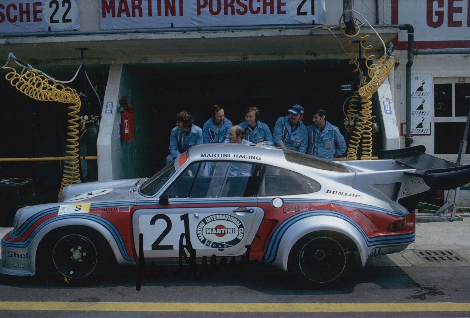 Manfred Schurti Hand Signed 12x8 Photo Poster painting Le Mans Porsche 2.