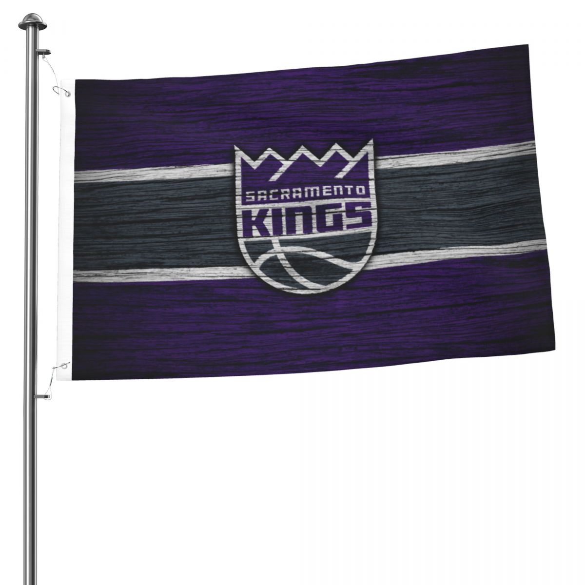 Sacramento Kings Wooden Texture 2x3FT Flag