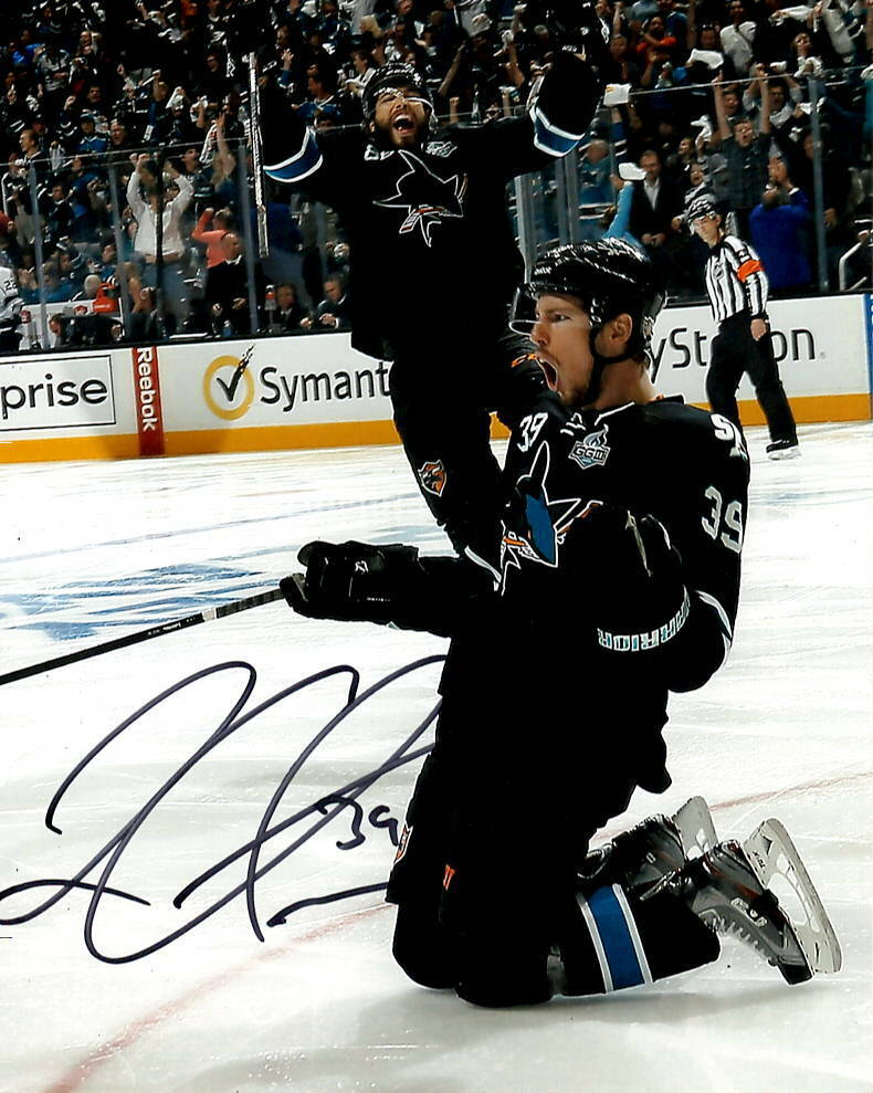 San Jose Sharks Logan Couture Signed Autographed 8x10 Photo Poster painting COA #2