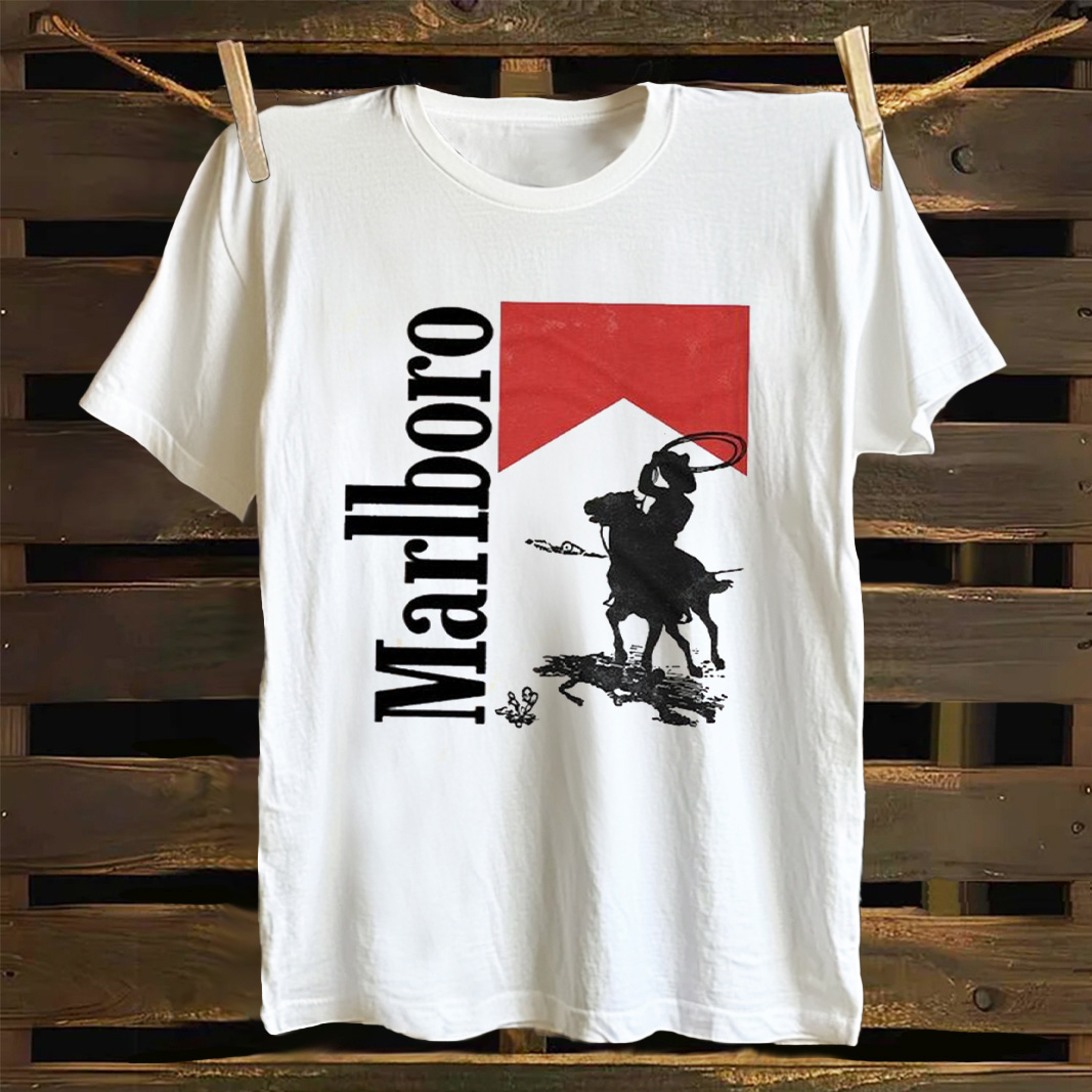 Western Cowboy Graphic Print T-shirt
