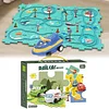 Children's educational rail car DIY puzzle rail car electric sliding train