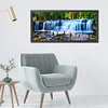 Diamond Painting-DIY Full Round Drill Forest Waterfall(90*40cm)