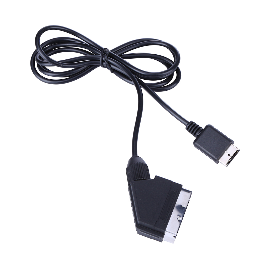 

1.8m for ps2 RGB SCART Cable TV AV Lead for Playstation PS1 PS2 PS3 Line, 501 Original
