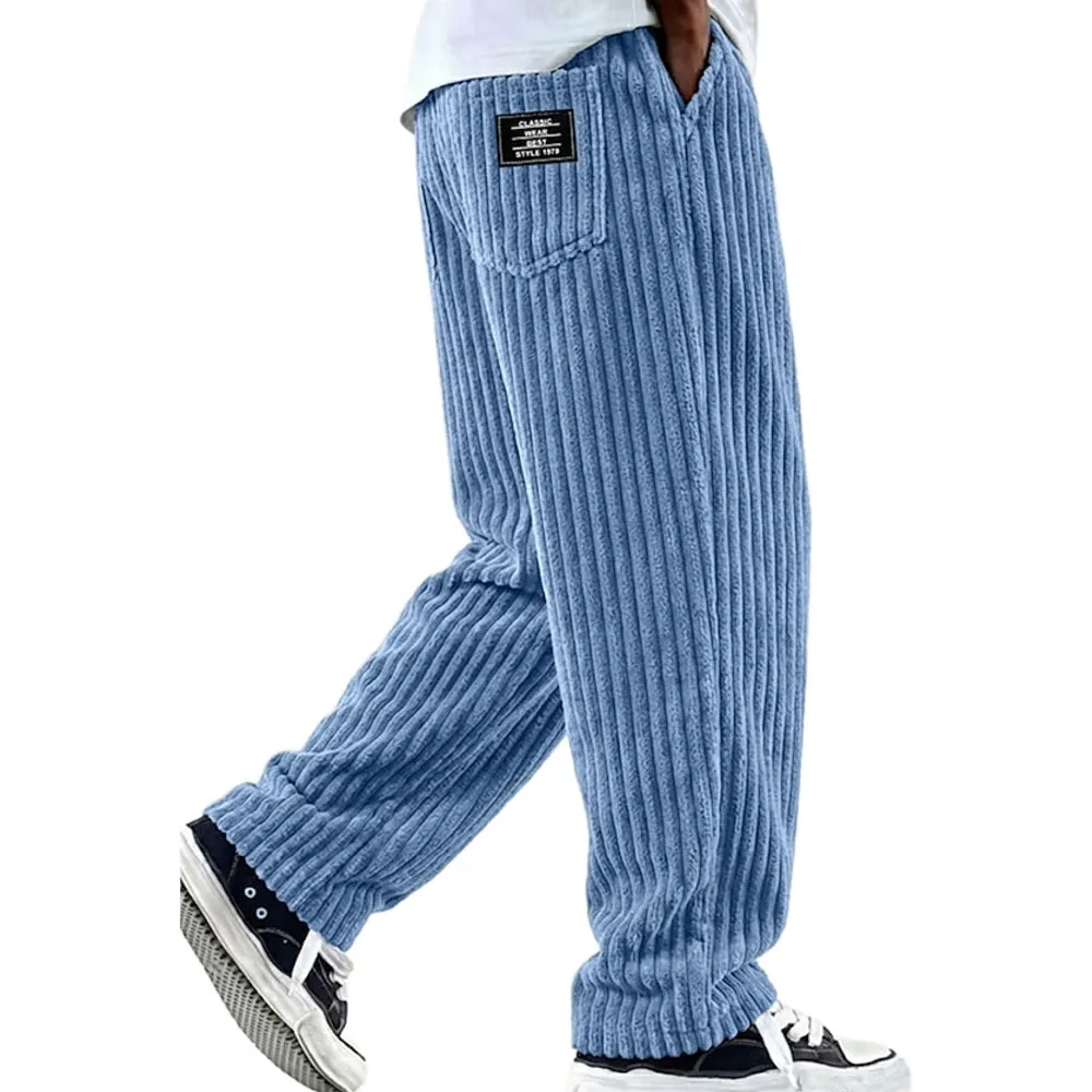Blue Corduroy Pants