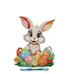 Diamond Painting Acrylic Easter Eggs Rabbit Desktop Ornaments Kit