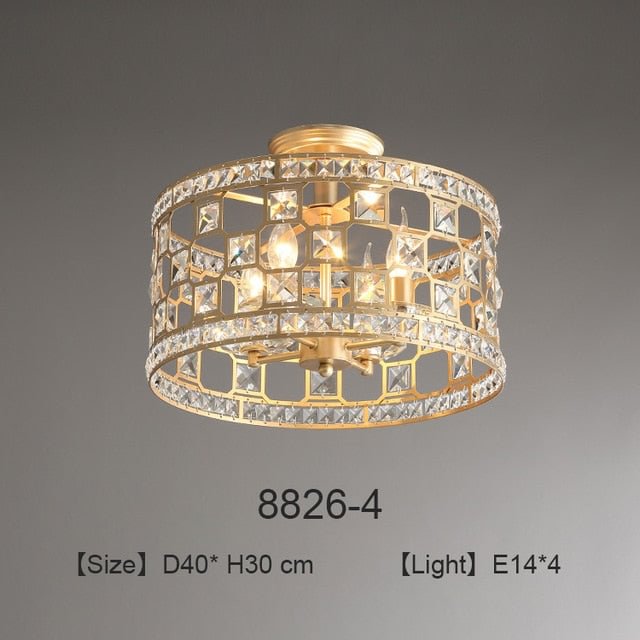 Nordic LED Pendant Lights Crystal Art deco Round Gold Pendant Lamp For Kids Room Living Room Modern Retro Industrial Plafondlamp