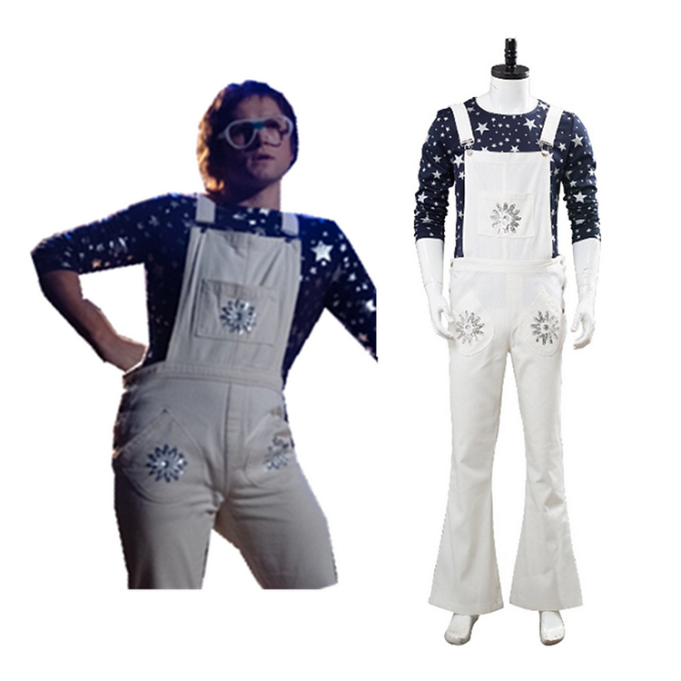Rocketman Elton John Cosplay Costume Halloween Carnival Suit