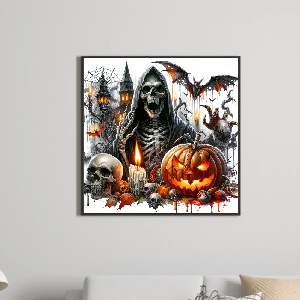 Diamond Painting - Full Round Drill - Halloween Horror Nights(Canvas|40*40cm)