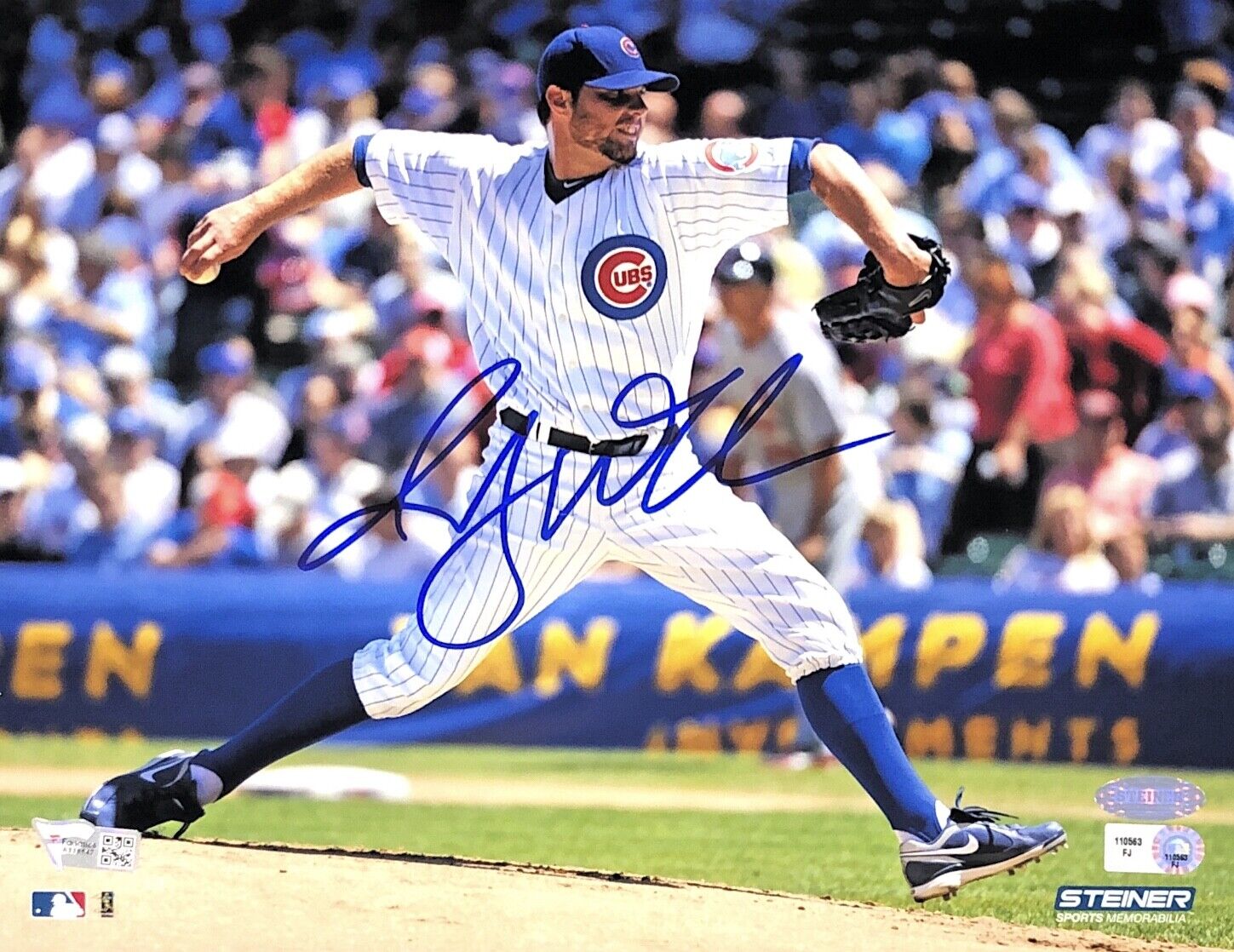 RANDY WELLS HAND SIGNED AUTOGRAPHED 8X10 BASEBALL Photo Poster painting WITH FANATICS COA 2