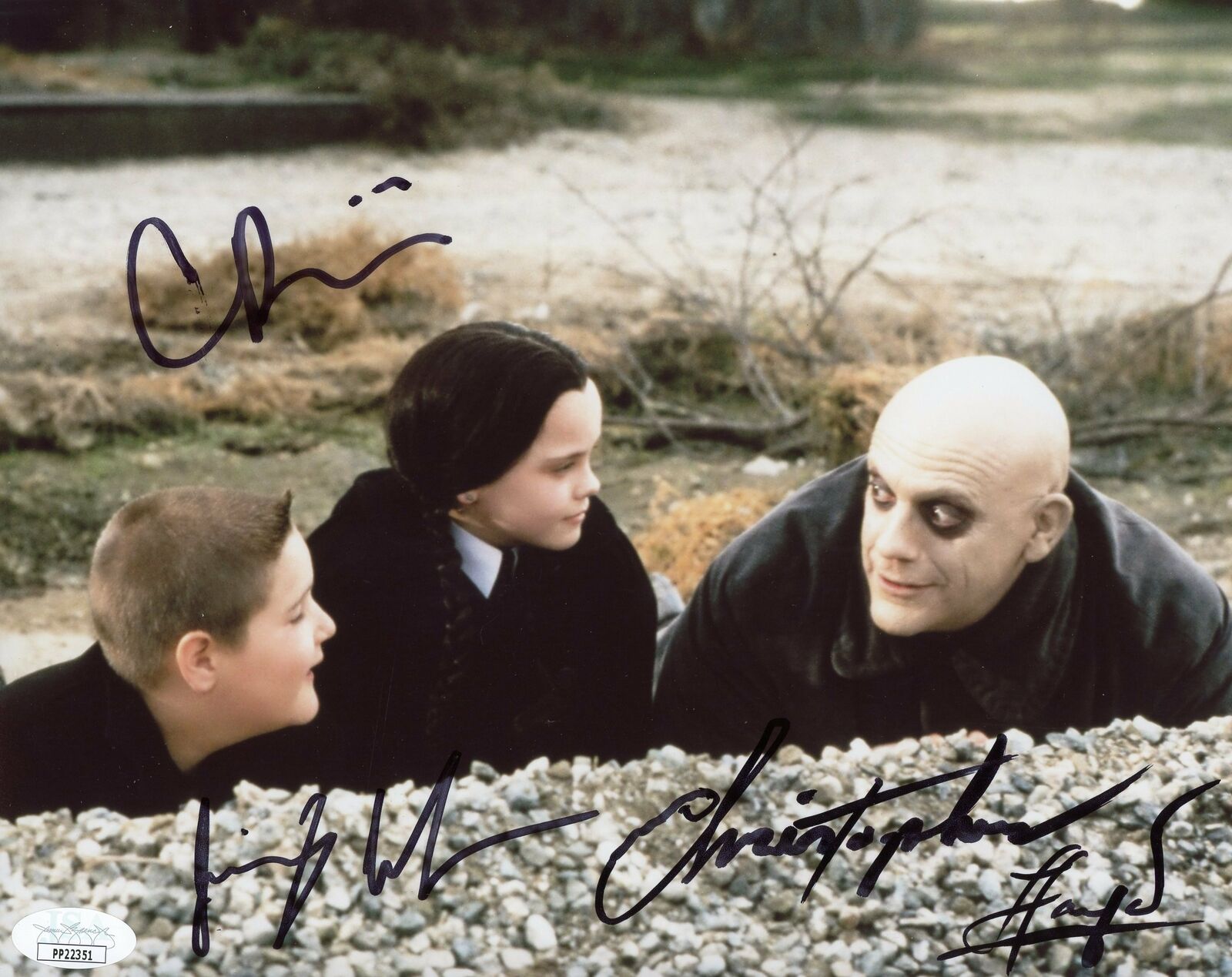 The Addams Family 8x10 Photo Poster painting Signed Autograph Lloyd Ricci Workman JSA COA Auto