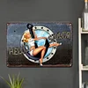 Navy Sailor Girl - Metal Tin Signs(8*12Inch/12*16Inch) - Garage&Transport