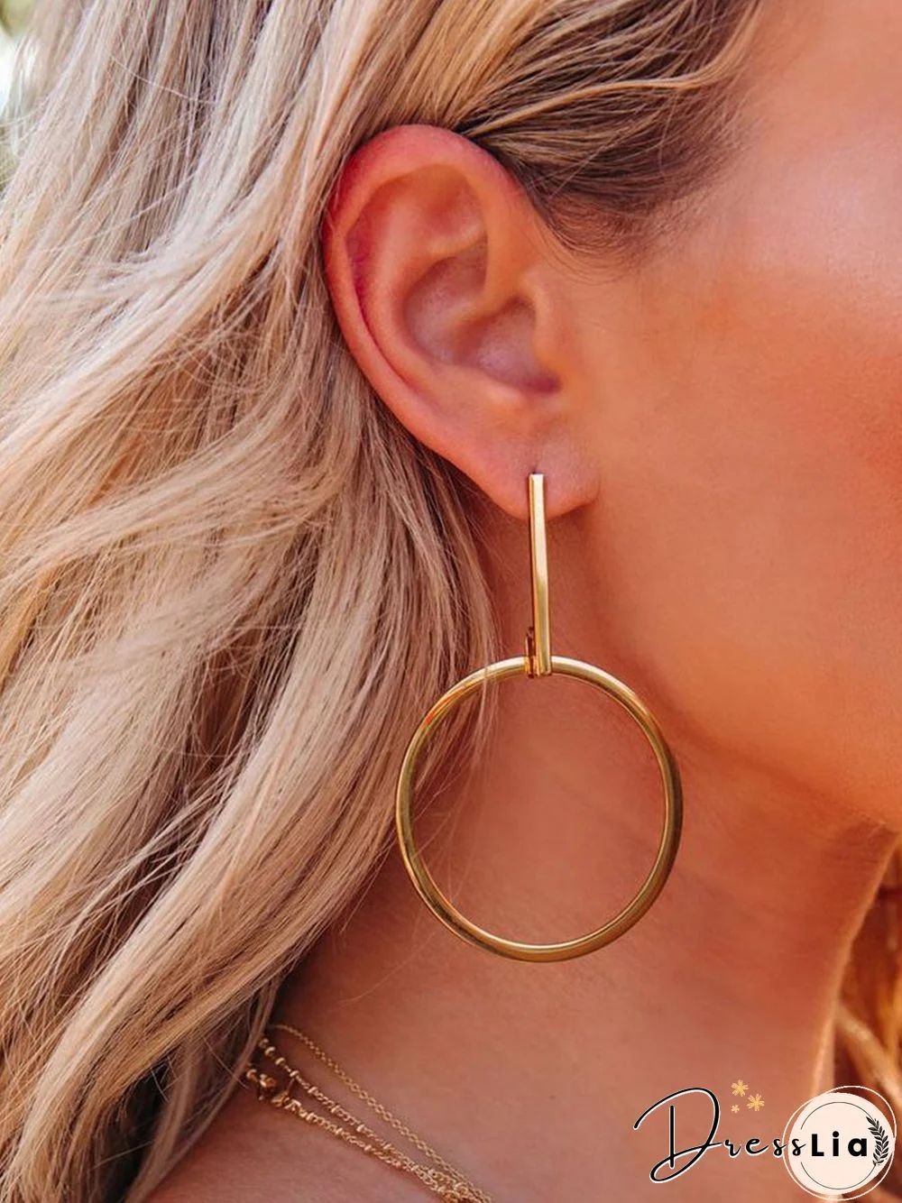 KIMI DROP HOOP EARRINGS P12918