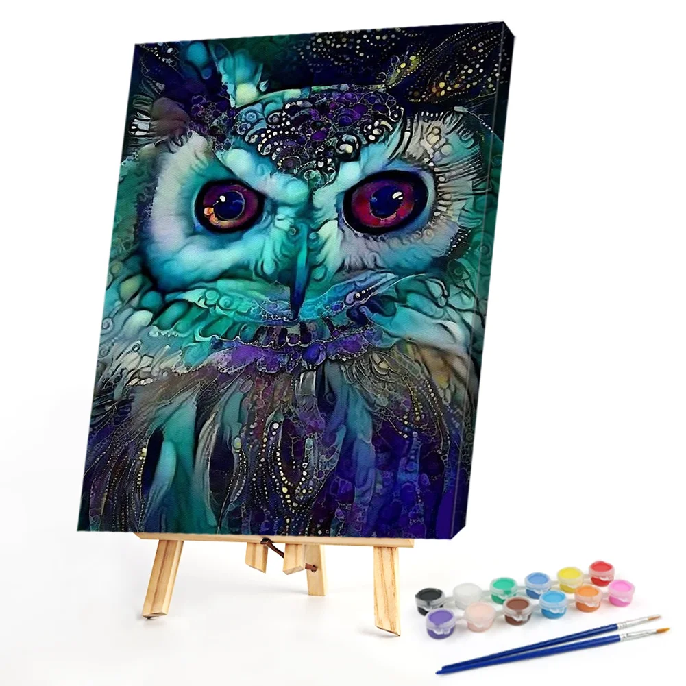 Blue Owl - Paint By Numbers(40*50CM)