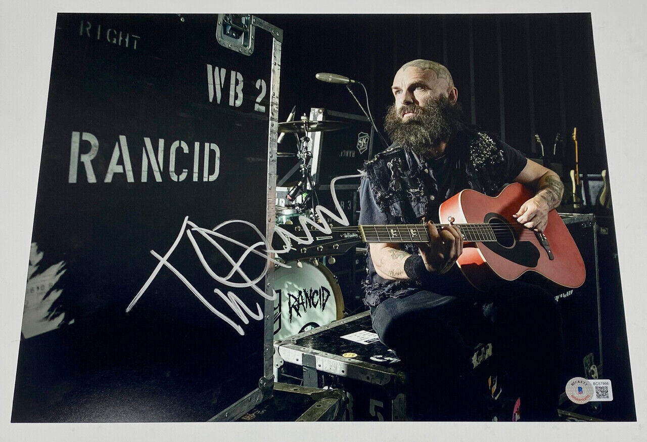 Tim Armstrong Signed Autographed 11x14 Photo Poster painting Rancid Transplants Beckett COA