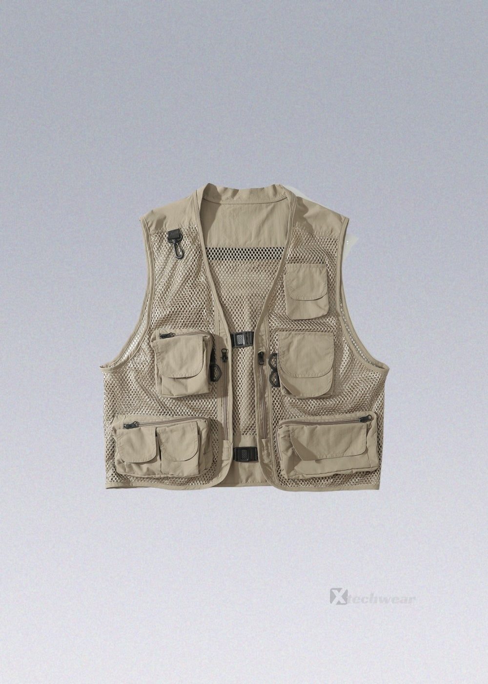 Zip-embellished Vest Techwear - X techwear-x