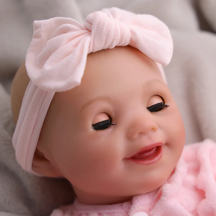 Babeside Open& Close Eyes Reborn Baby Sunny&nbsp;17'' Little Infant Girl Soft Emotional Companion