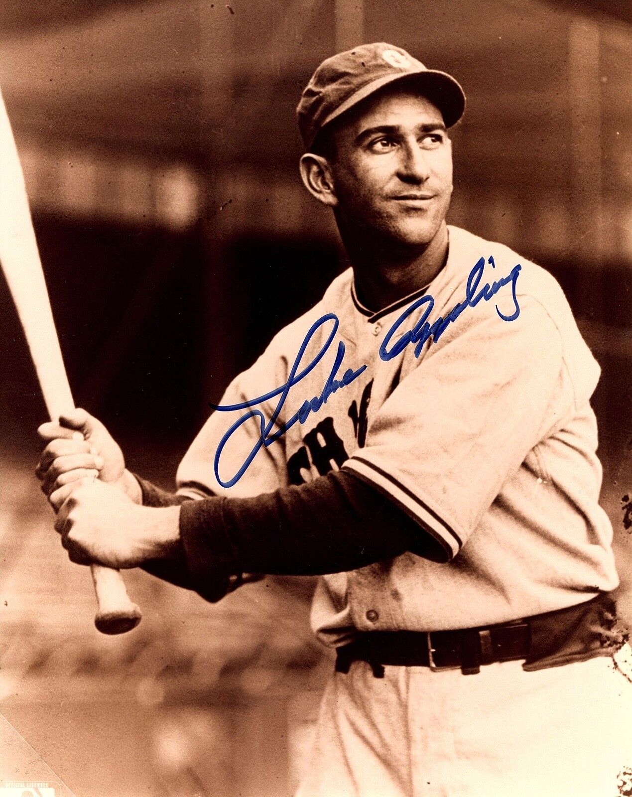 LUKE APPLING AUTOGRAPHED HAND SIGNED CHICAGO WHITE SOX 8x10 Photo Poster painting w/COA