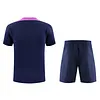 2025/2026 Barcelona Pre-Match Training Cyan Shirt+Shorts 1:1 Thai Quality