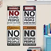 4pcs - Warning - Vintage Metal Signs(8*12Inch)
