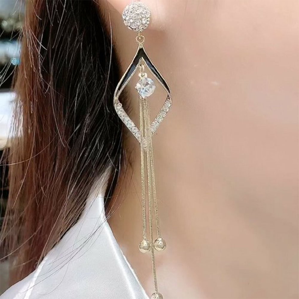 Shecustoms™ Geometric Tassel Earrings