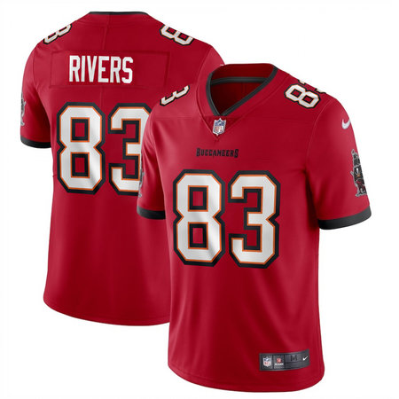 Youth Tampa Bay Buccaneers #83 Eric Rivers Red 2026 Draft Vapor Limited Stitched Jersey