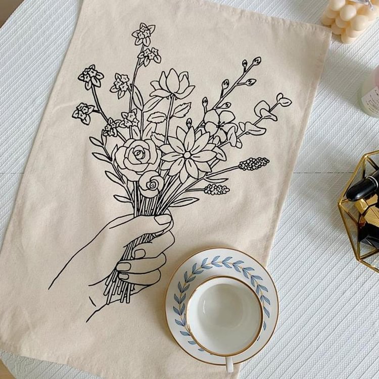 Fairy Tales Aesthetic Cottagecore Fashion Decorative Cloth Wall Hanging QueenFunky