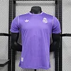 Joyfball 2025/2026 Player Version Real Madrid Icon Jersey Purple（The player version jersey is a bit tight, please pay attention to the size selection）