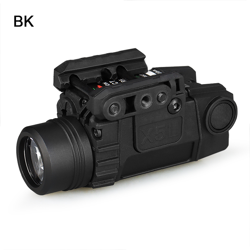 3W-H2 Aluminum M6R Flashlight with Green LaserX5L