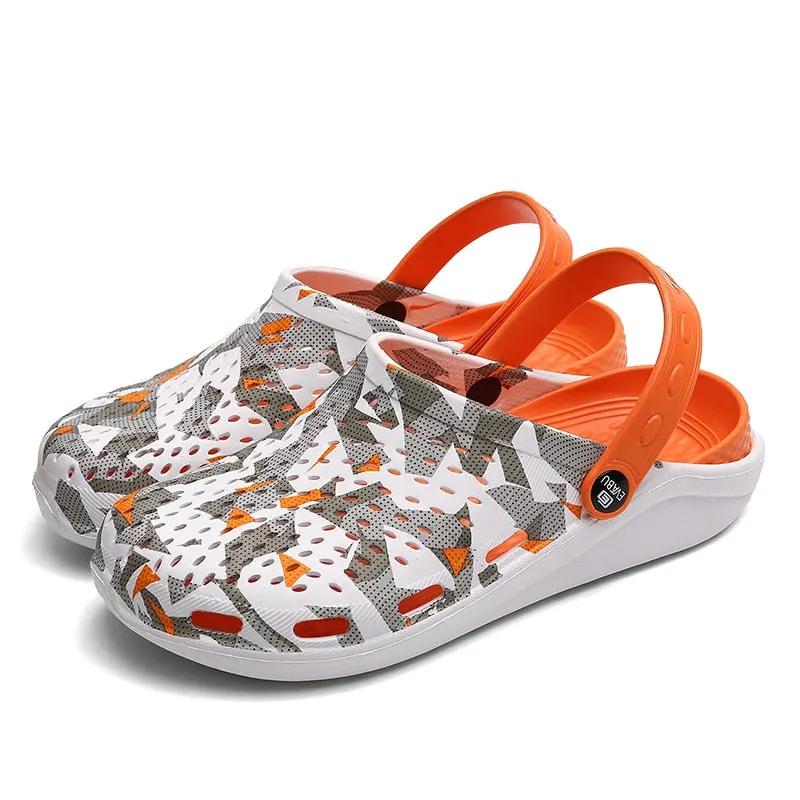 2021 Summer New Men's Clogs Sandals EVA Lightweight Beach Slippers Non-slip Mule Men Women Garden Clog Shoes Casual Flip Flops