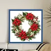 Christmas Wreath-11CT Counted Cross Stitch 40*40cm tapestrymarket