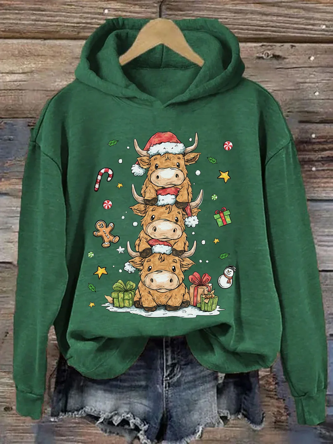 Cute Highland Cow Hoodie