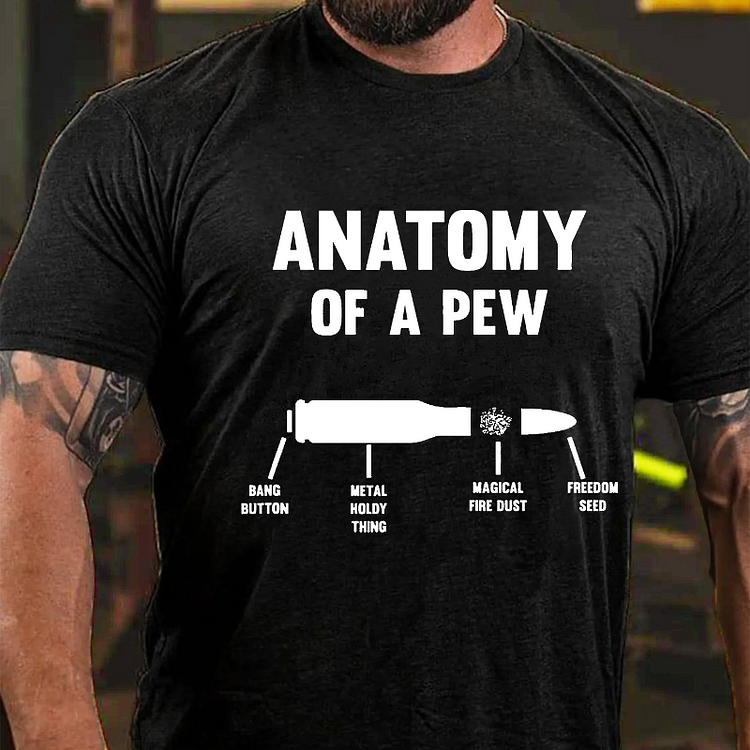 Anatomy Of A Pew T-shirt