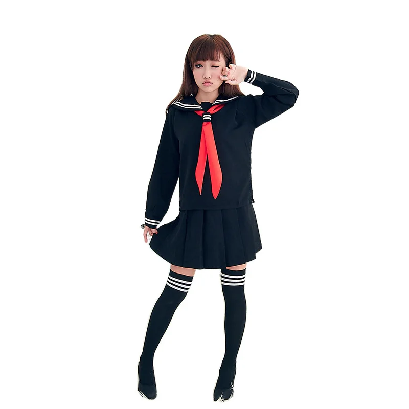 Uveng Performance Suit Mariner Suit Female Long-Sleeved College Class Uniform 100-Fold Skirt Soft Sister Suit Two Sets Of JK Uniform